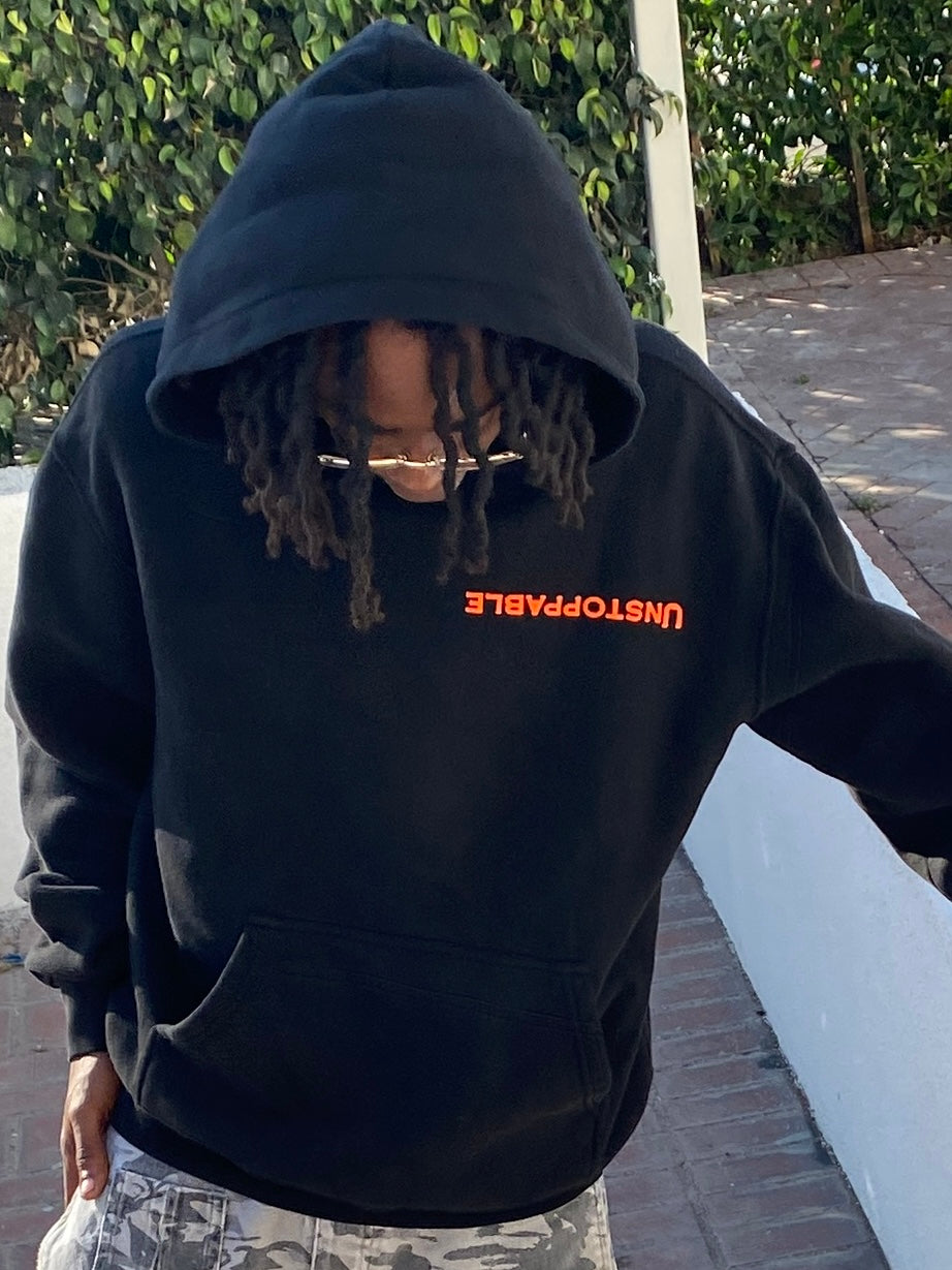 DANCERS WANTED HOODIEš„Black with Orange