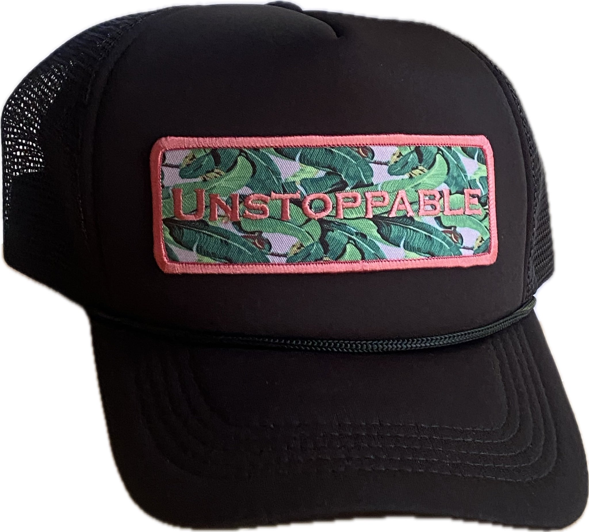 BANANA LEAF ๐ BLACK /PINK Trucker Hat