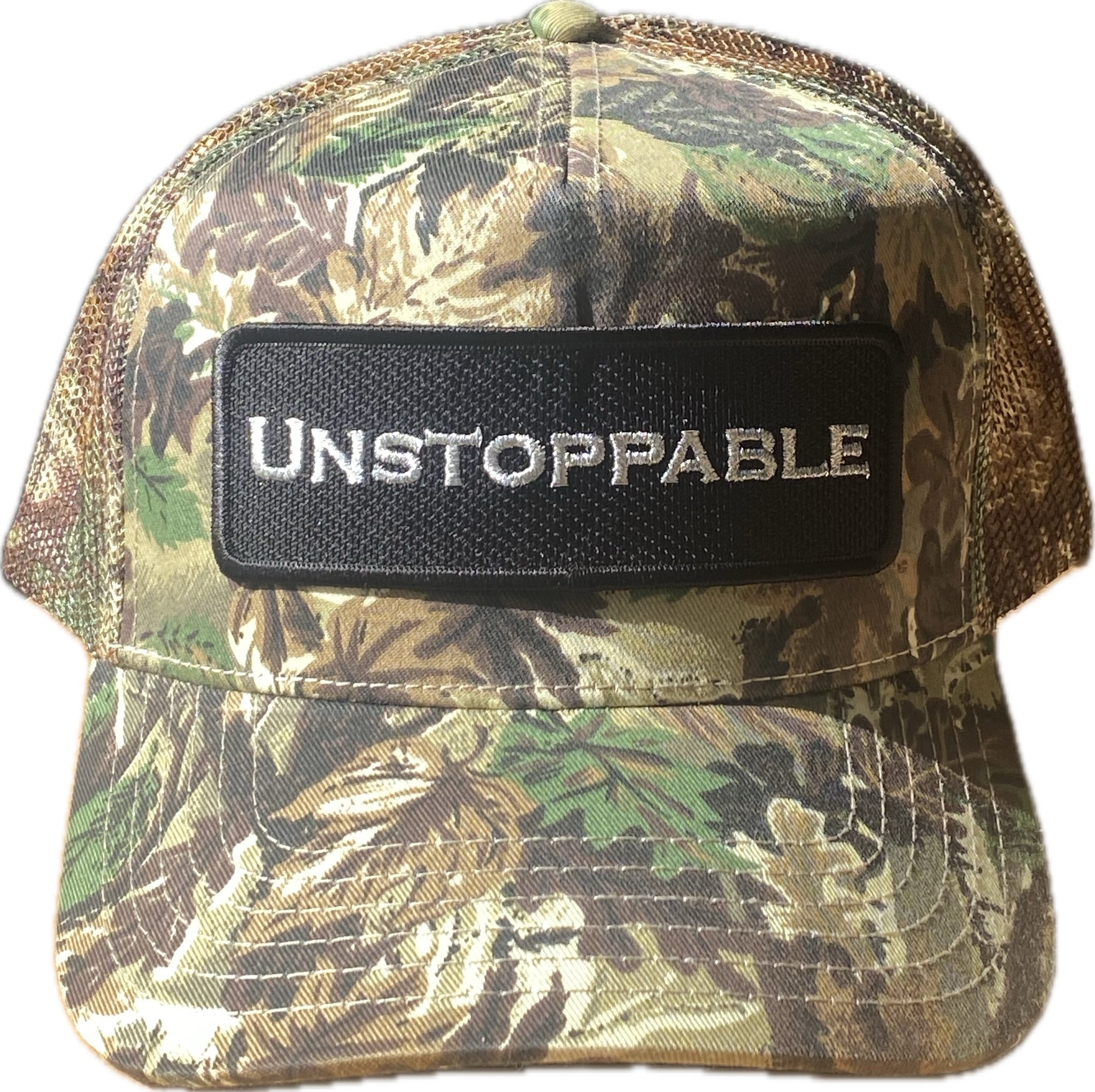 HUNTER 🍁 LEAF CAMO TRUCKER HAT