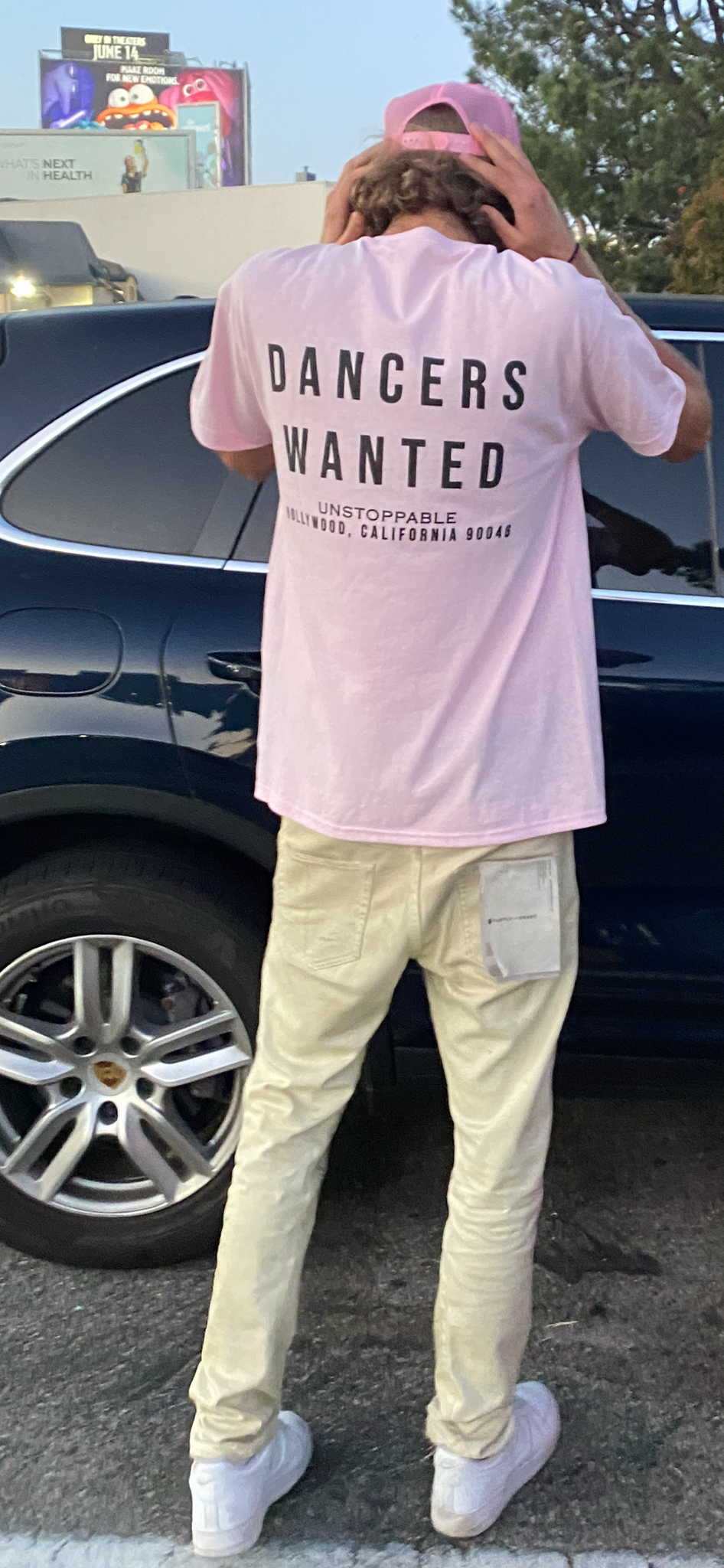 HOLLYWOOD 💗 BUBBLE GUM PINK T-SHIRT ⚡️ DANCERS WANTED