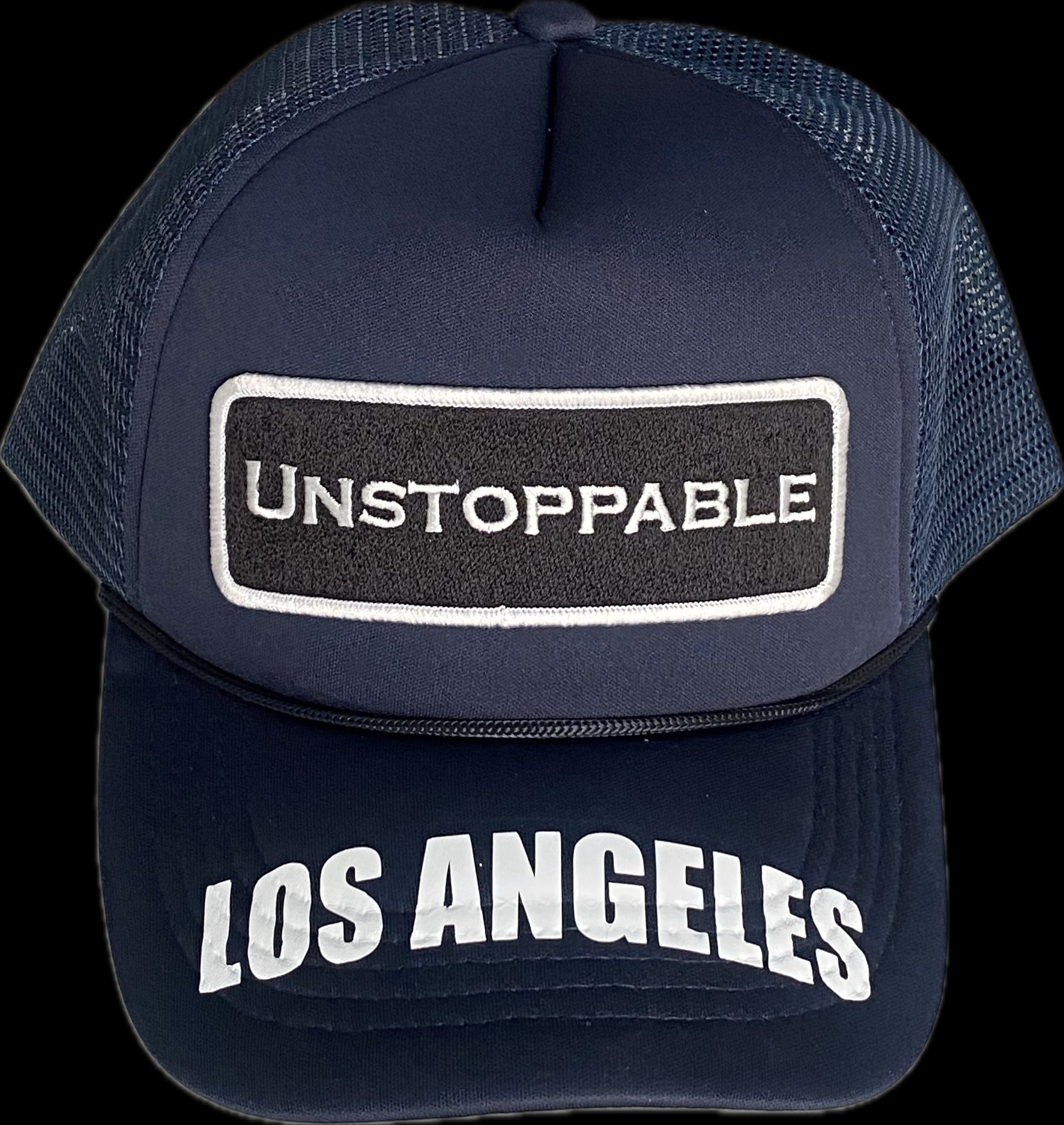 LOS ANGELES 👊🏽 NAVY BLUE TRUCKER HAT