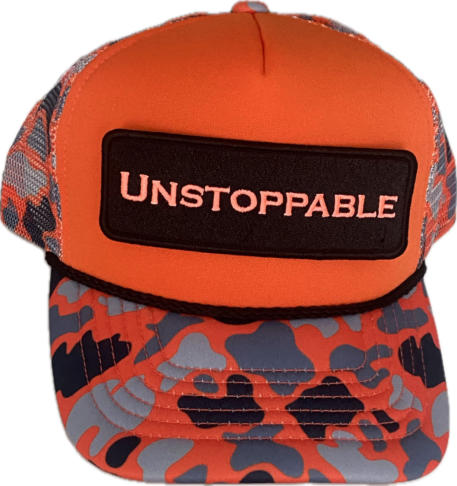 CHEETAH 🐆 ORANGE /SILVER Trucker Hat